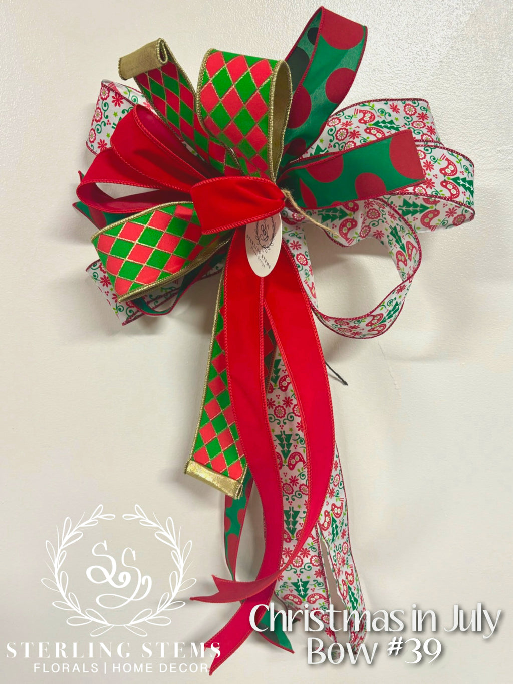#39 Christmas Bow
