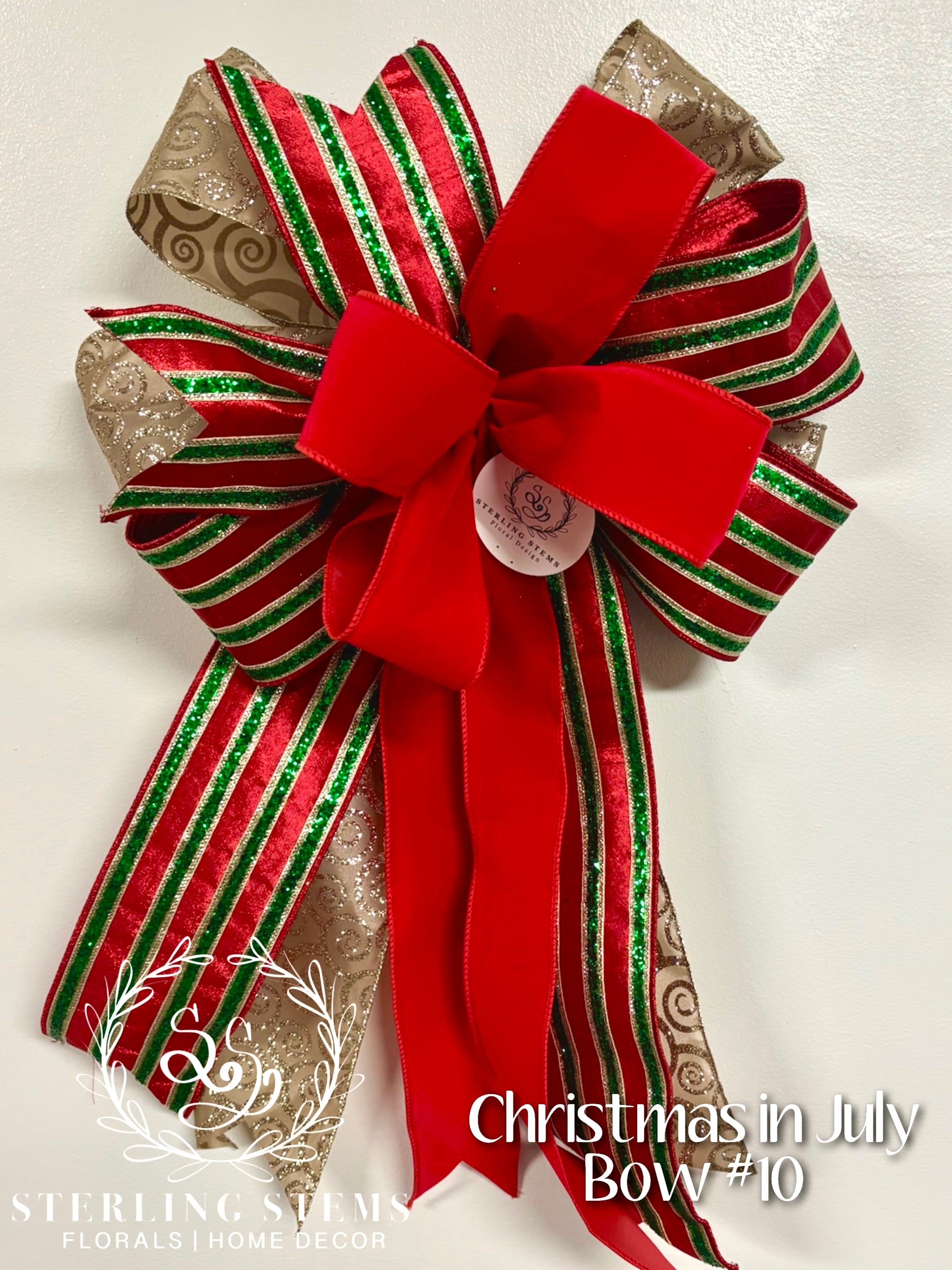 #10 Christmas Bow