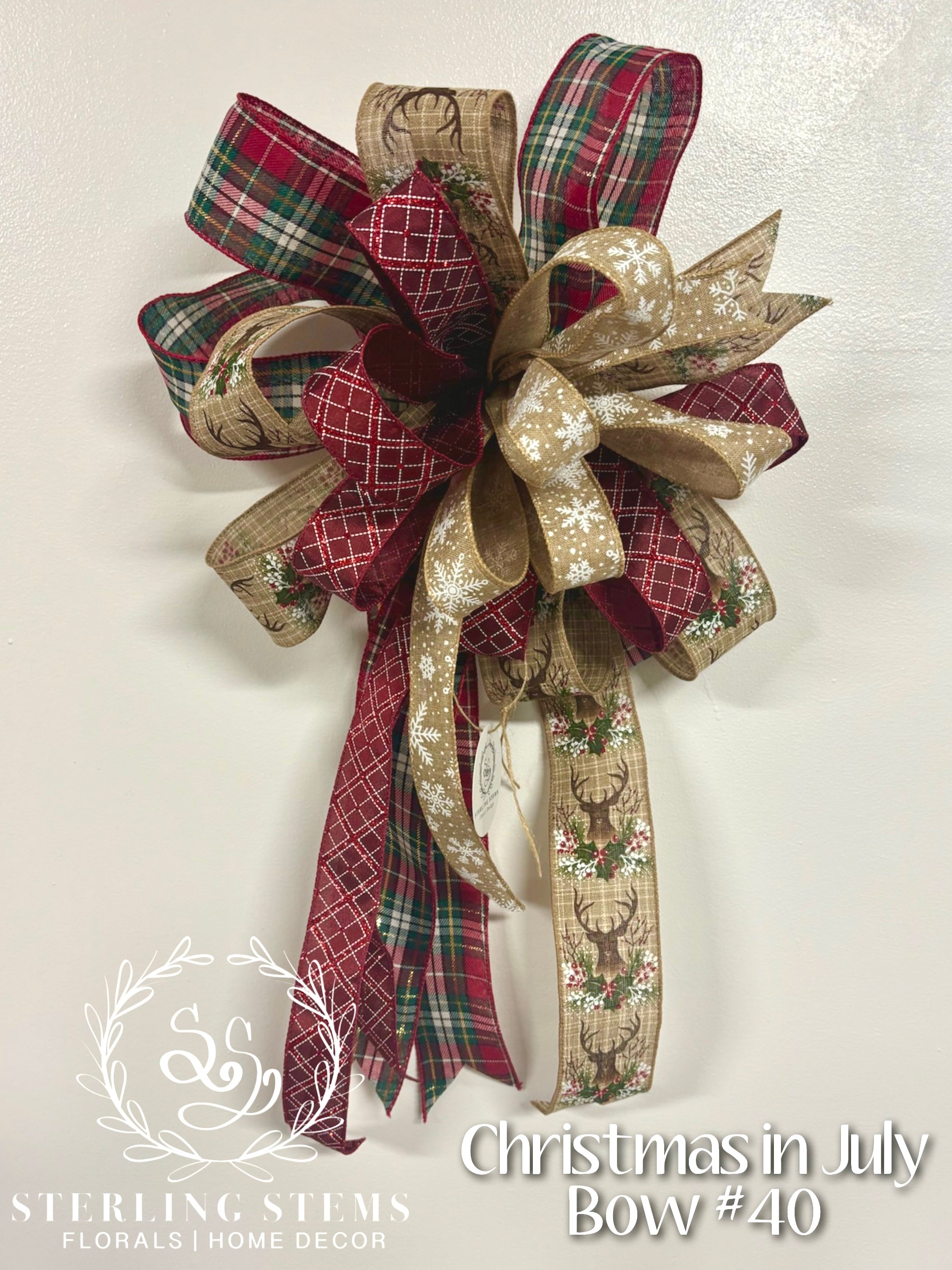 #40 Christmas Bow