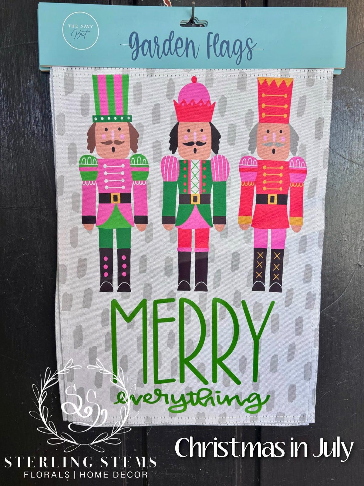 Merry Nutcracker Flag