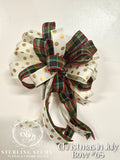 #65 Small Christmas Bow