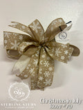 #70 Small Christmas Bow