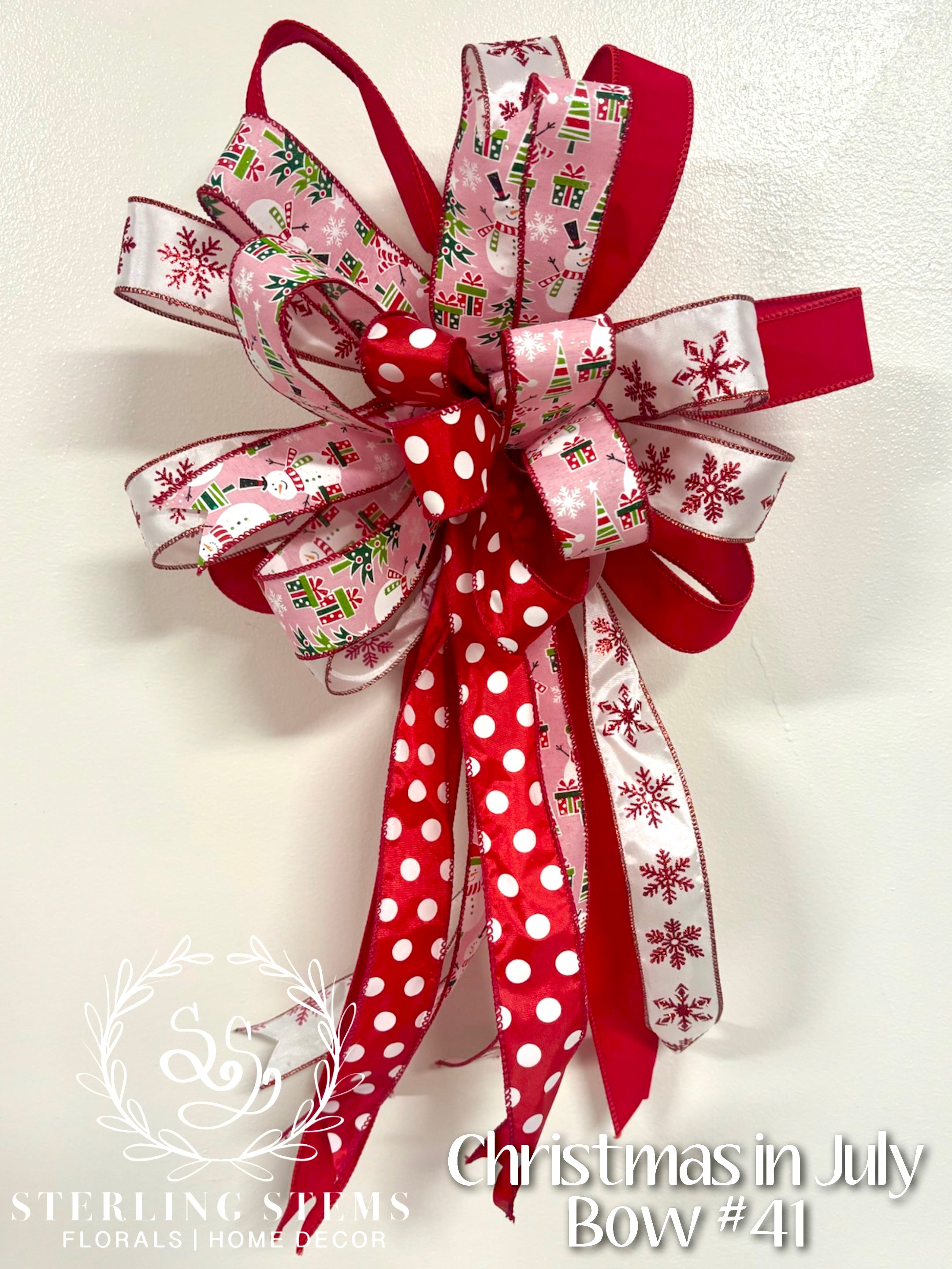 #41 Christmas Bow
