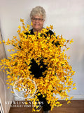 Forsythia Wreath