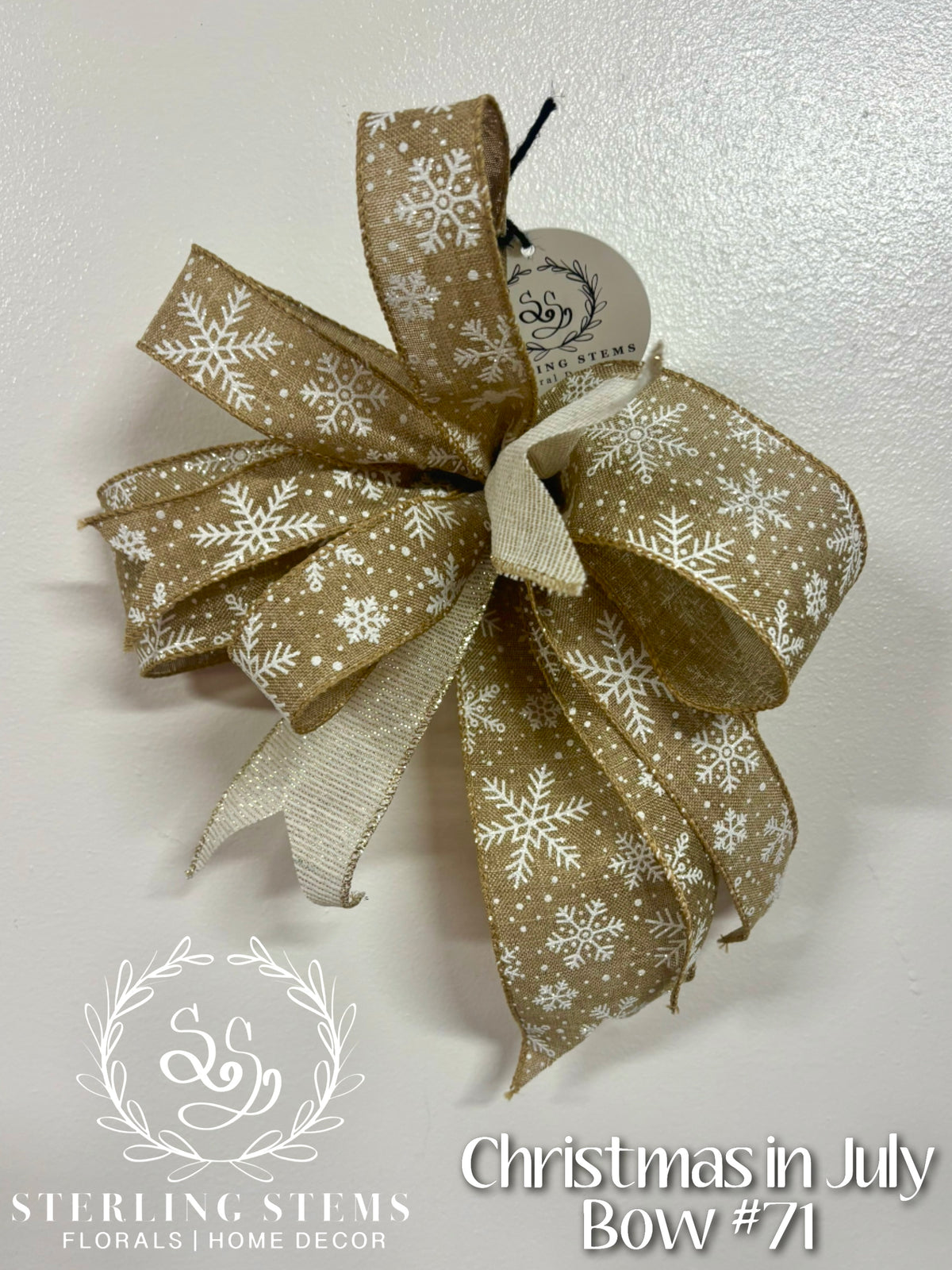 #71 Small Christmas Bow
