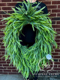 Large Frosted Beadgrass Wreath