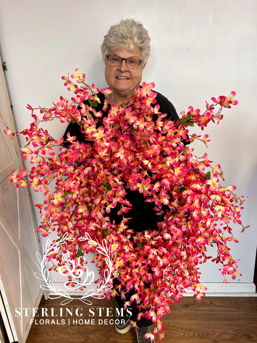 Pink Bloom Wreath