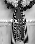 Wreath Sash Custom Experience